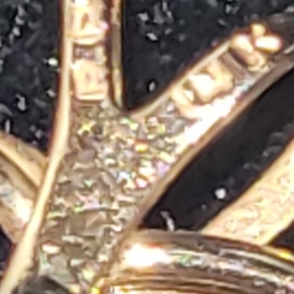 HEART DOUBLE GARNET PENDENT - Picture 4 of 9